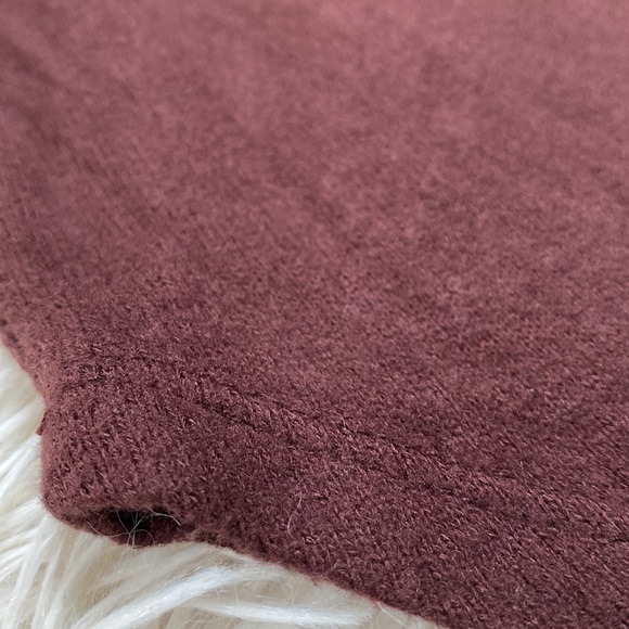 Double Zero LS Hacci Top 💗 Burgundy - Picture 11 of 11